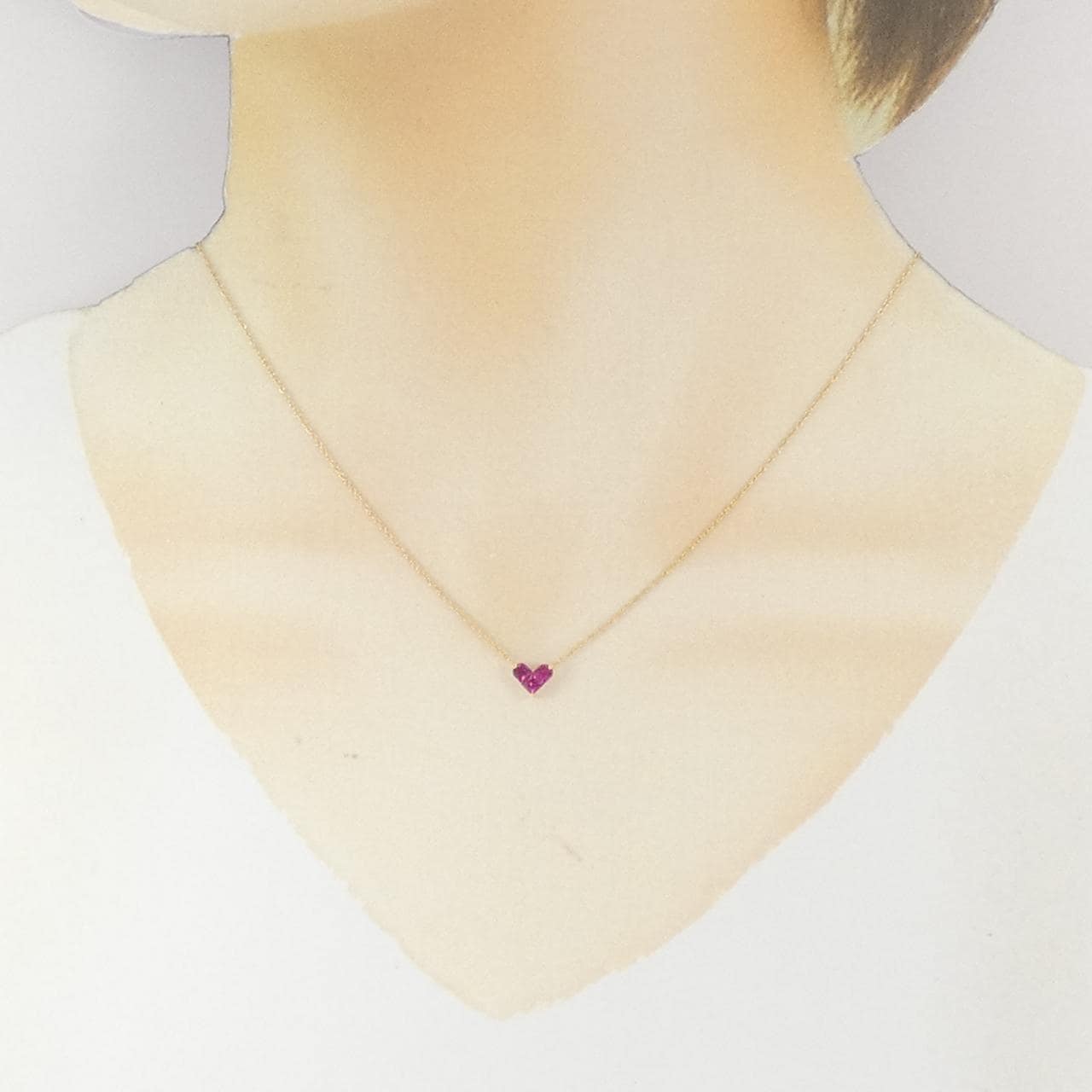 スタージュエリー ミステリアスハート ネックレス 0.32CT