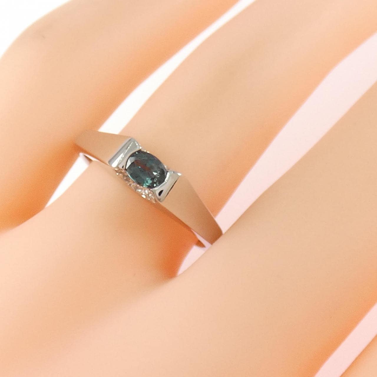 PT900 アレキサンドライト リング 0.25CT