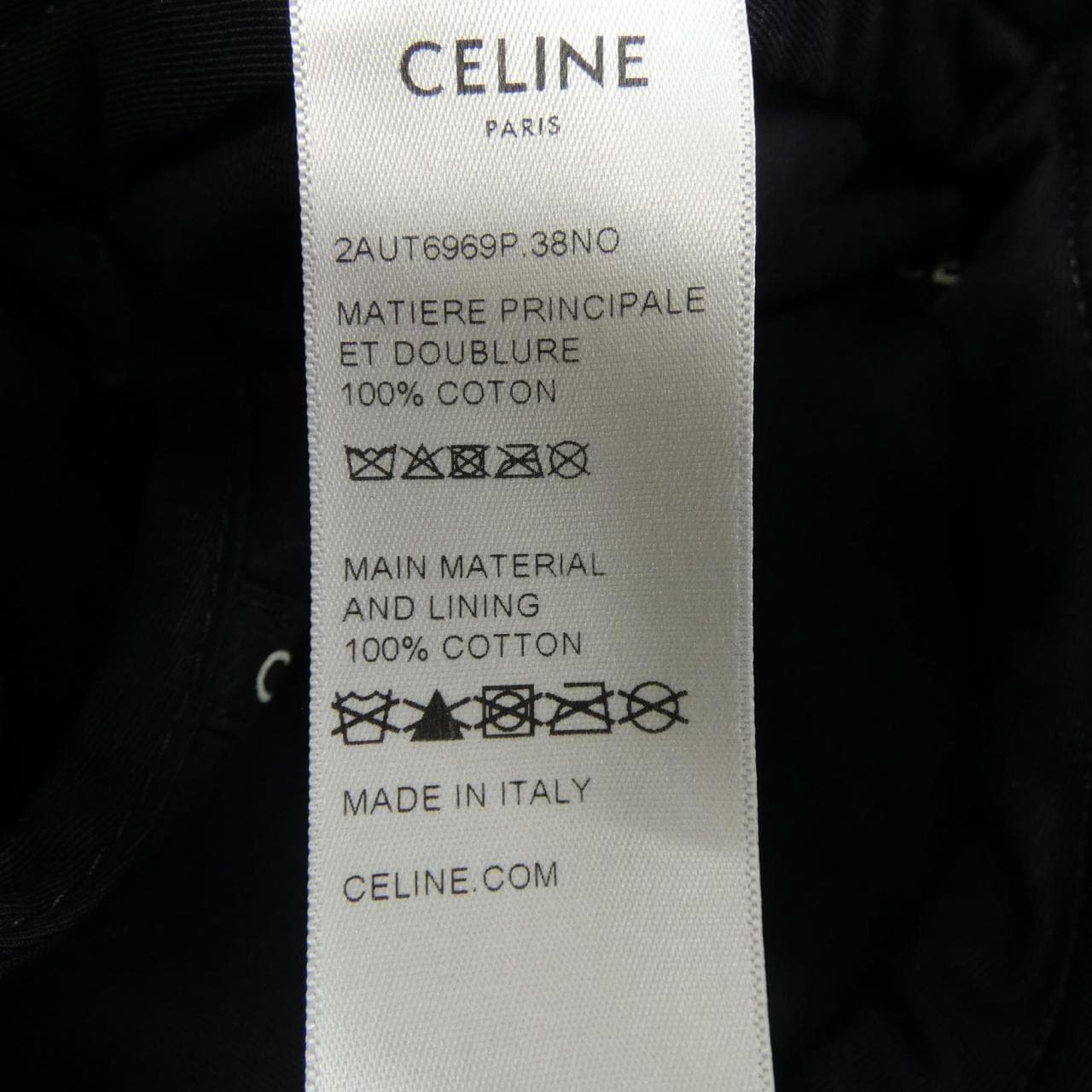 セリーヌ CELINE トリオンフベースボールキャップ 2AUT6969P キャップ