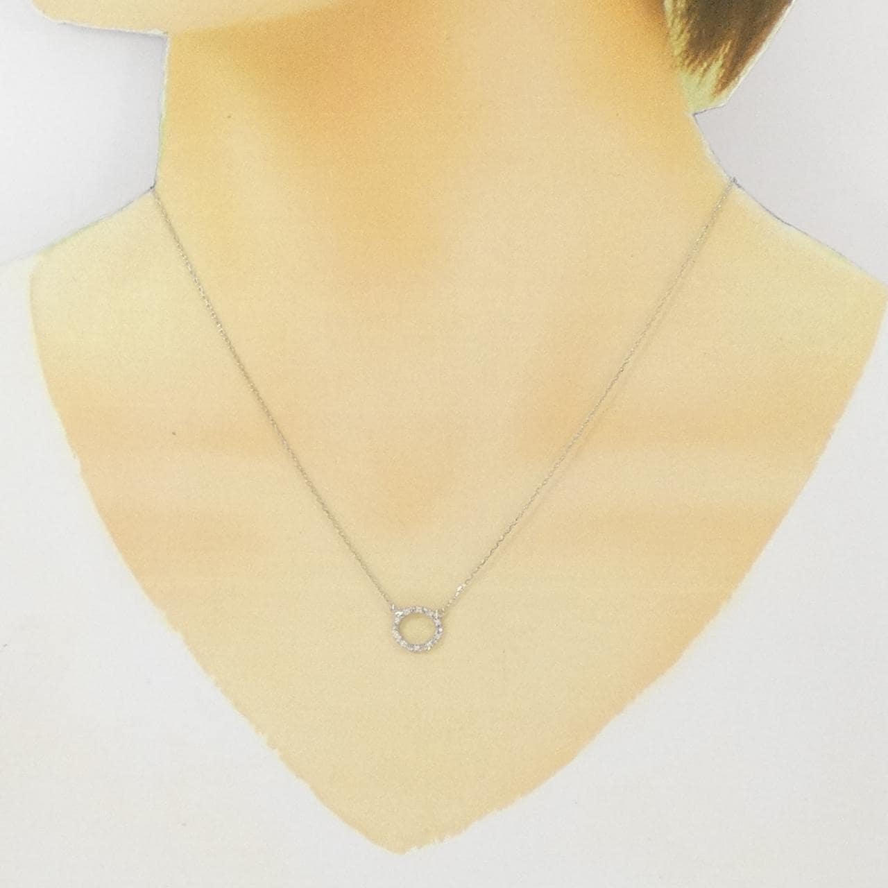 PT ダイヤモンド ネックレス 0.023CT