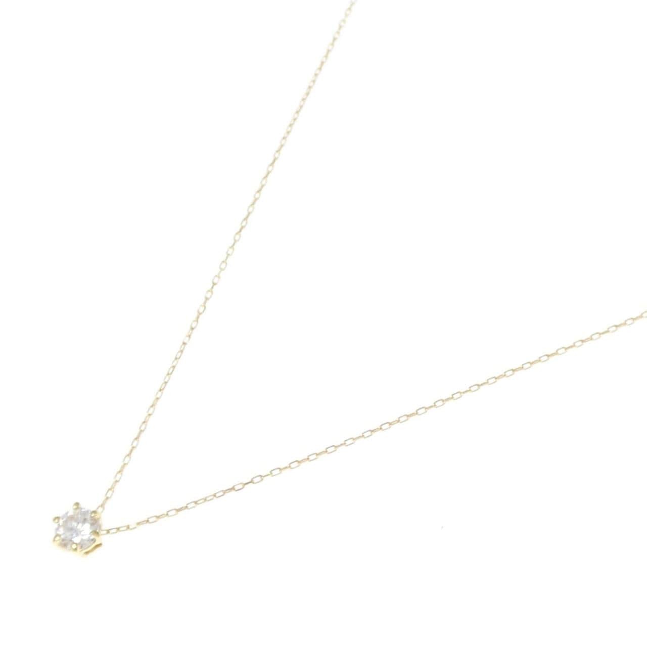 K18YG ダイヤモンド ネックレス 0.20CT