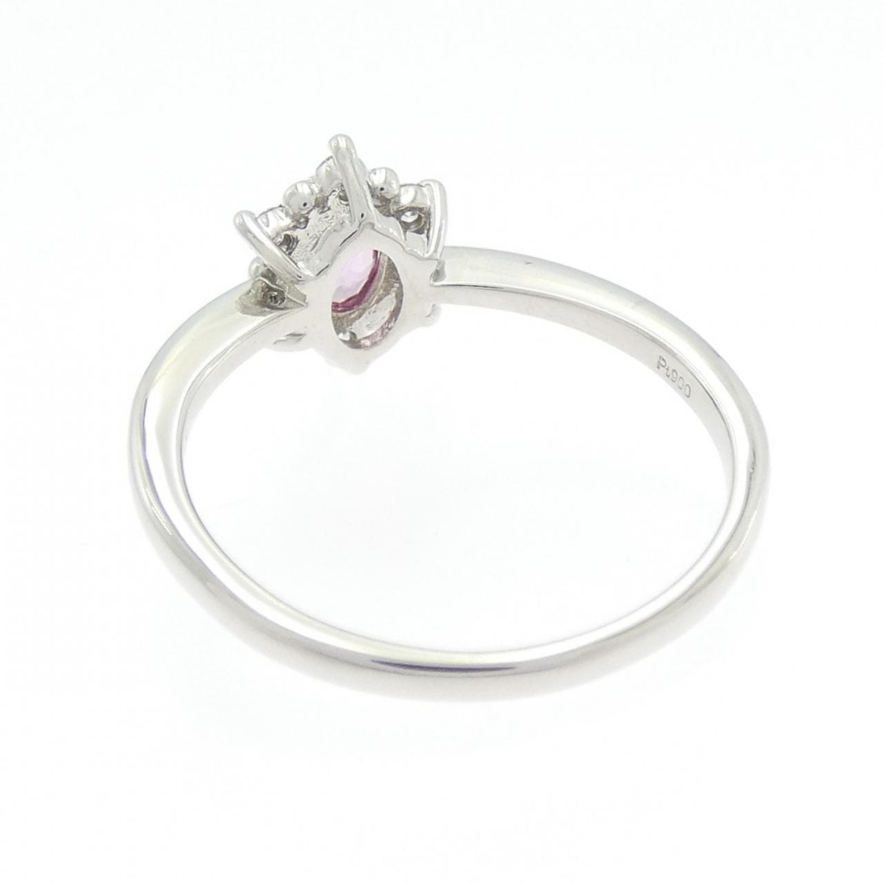 PT900蓝宝石戒指0.27CT