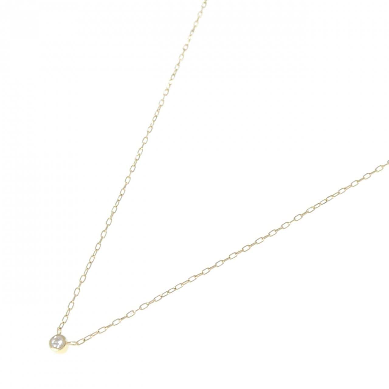 K18YG ダイヤモンド ネックレス 0.05CT
