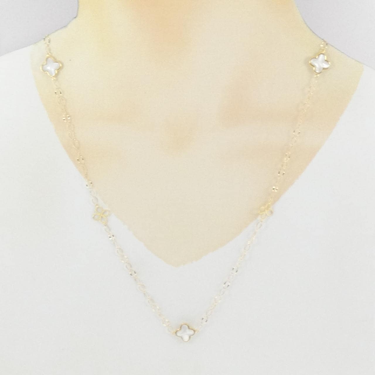 K18YG マザーオブパール ネックレス