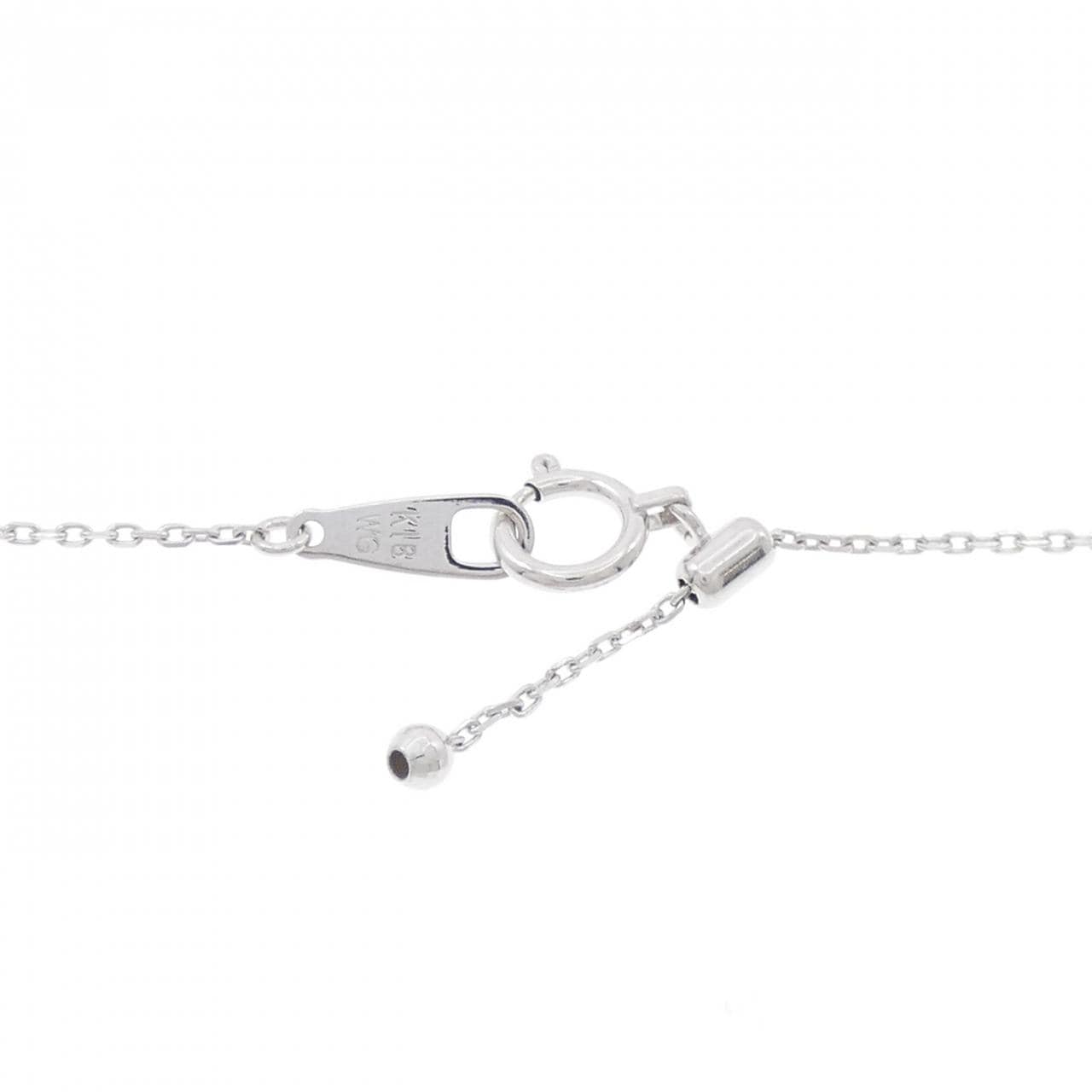 K18WG ダイヤモンド ネックレス 0.40CT