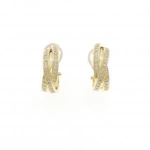 K18YG ダイヤモンド ピアス 0.98CT