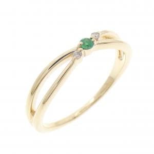 4゜C エメラルド リング