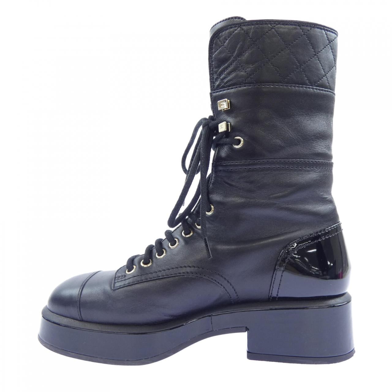 シャネル CHANEL レースアップ LACE UP G38863Y55776 ブーツ