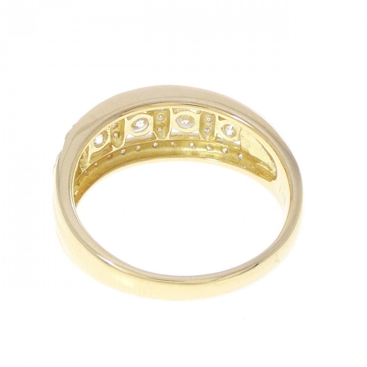 K18YG ダイヤモンド リング 0.801CT