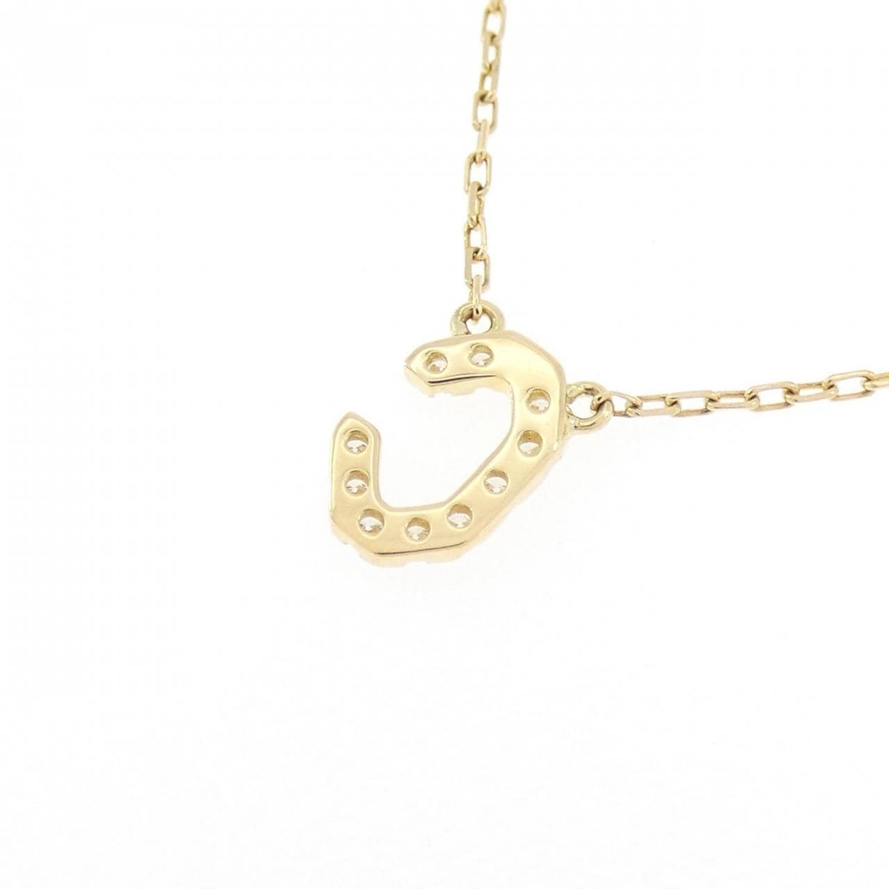 アーカー イニシャル ネックレス 0.05CT