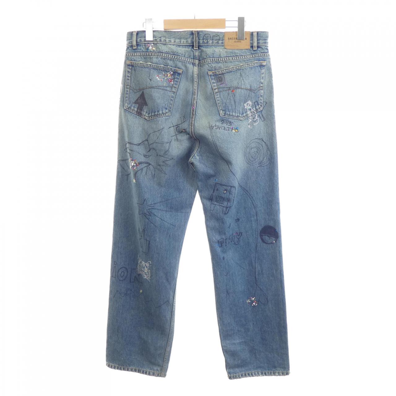 バレンシアガ BALENCIAGA 659999 TNW56 UNISEX ジーンズ