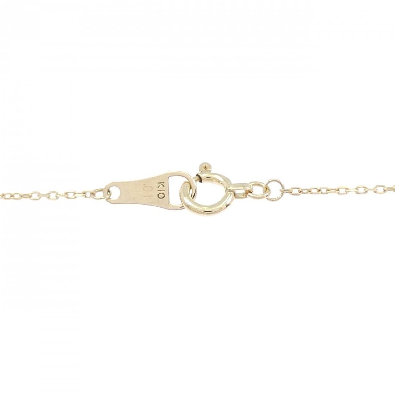 アガット ダイヤモンド ネックレス 0.01CT