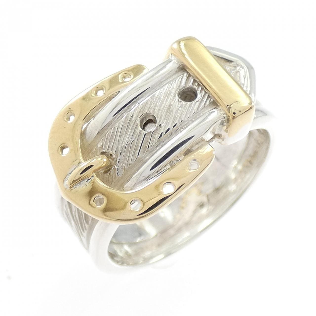 【ヴィンテージ】エルメス ホールマーク ベルト リング