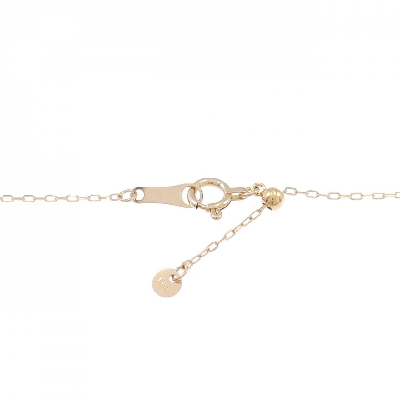 K18PG サファイヤ ネックレス 0.215CT
