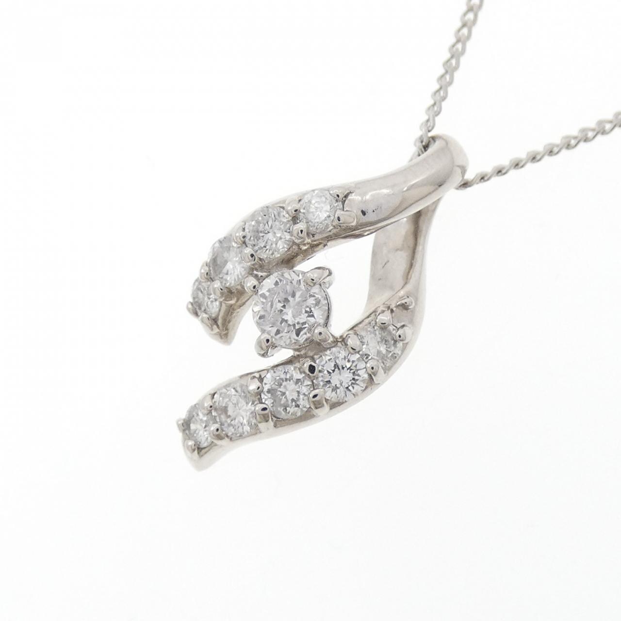 PT900/PT850 ダイヤモンド ネックレス 0.52CT