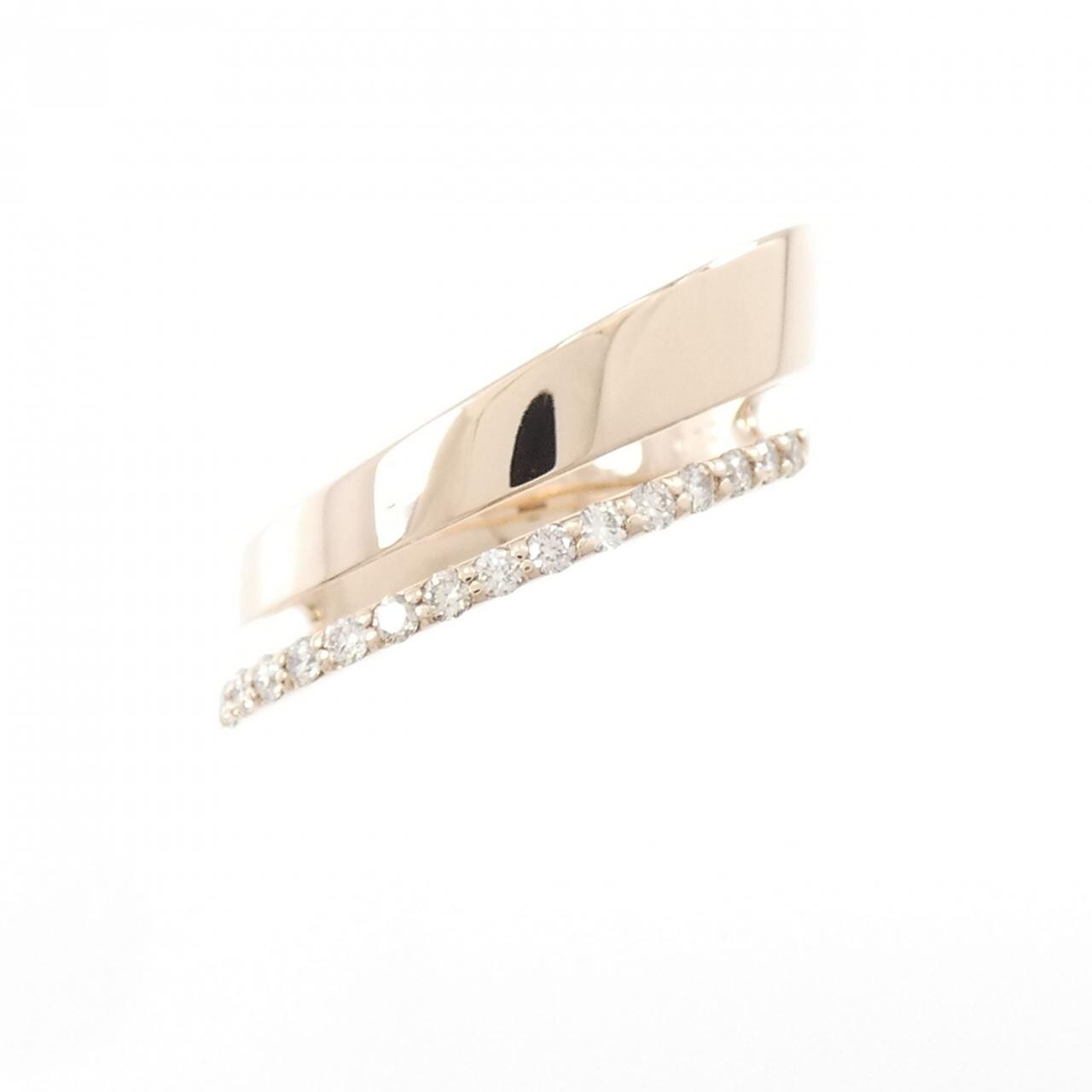 K18PG ダイヤモンド リング 0.22CT