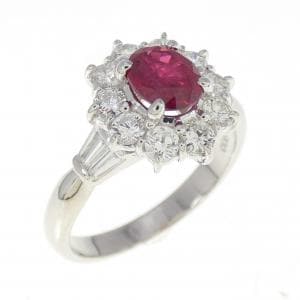 PT900 ルビー リング 0.80CT