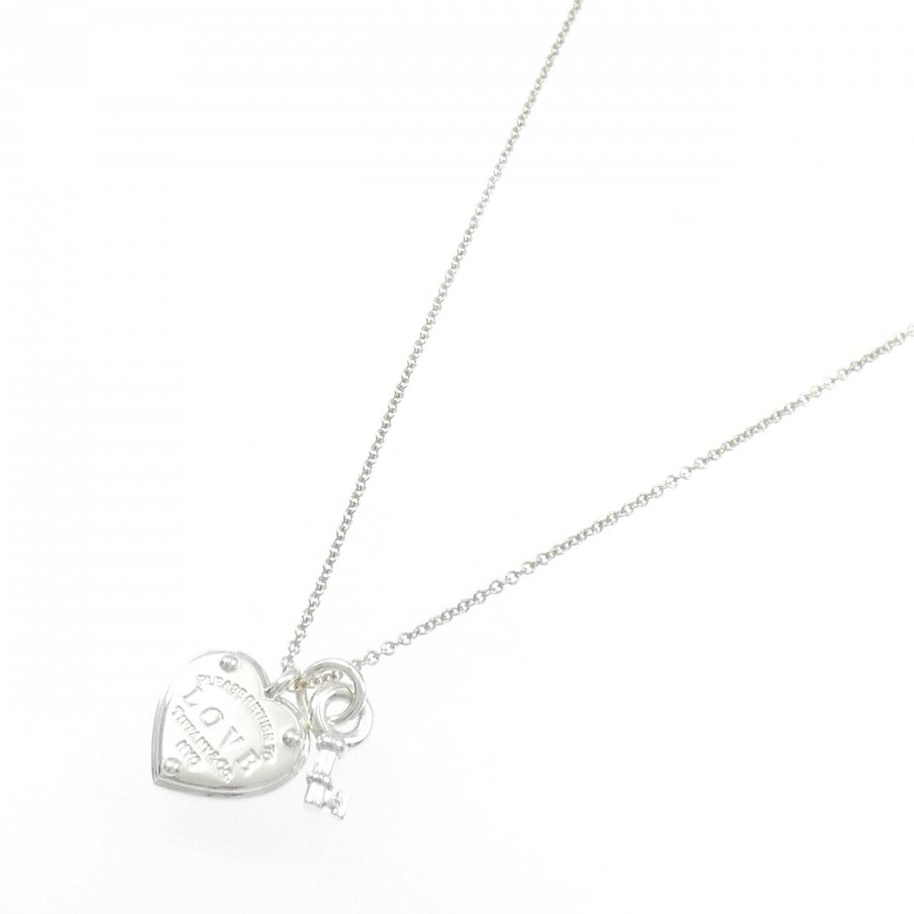 TIFFANY Return TIFFANY Heart Tag Key Necklace