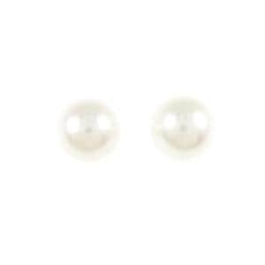 PT900 アコヤパール ピアス 8.4mm