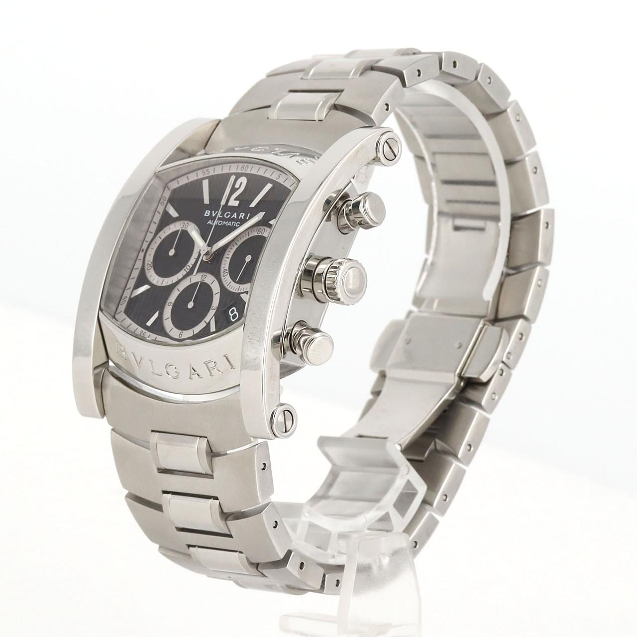 BVLGARI Show Macronograph AA48SCH/AA48BSSDCH/AT SS Automatic