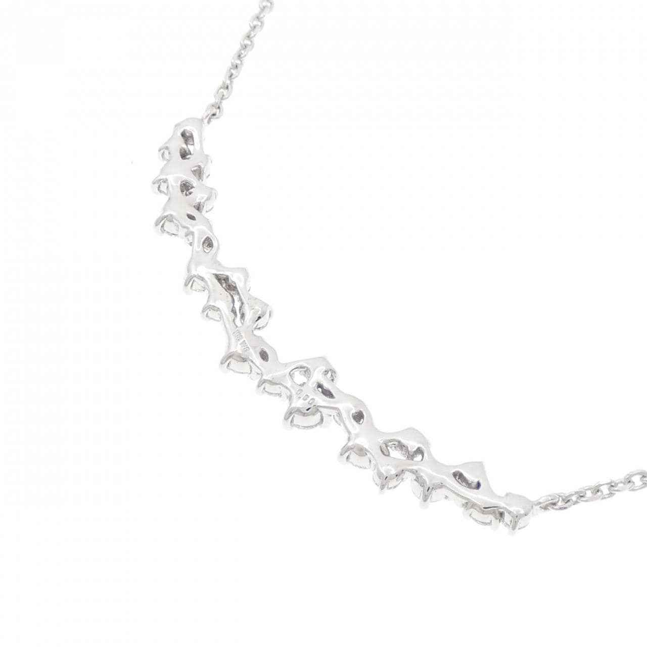 K18WG ダイヤモンド ネックレス 0.60CT