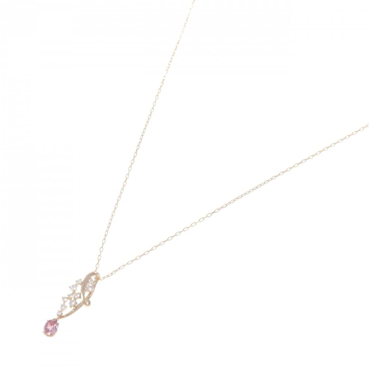 K18PG サファイヤ ネックレス 0.320CT