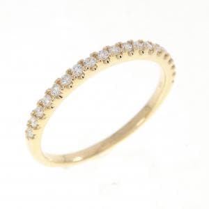 【リメイク】K18YG ハーフエタニティ ダイヤモンド リング 0.20CT