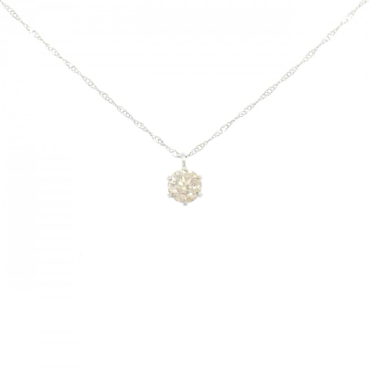 PT900/PT850 ダイヤモンド ネックレス 0.40CT