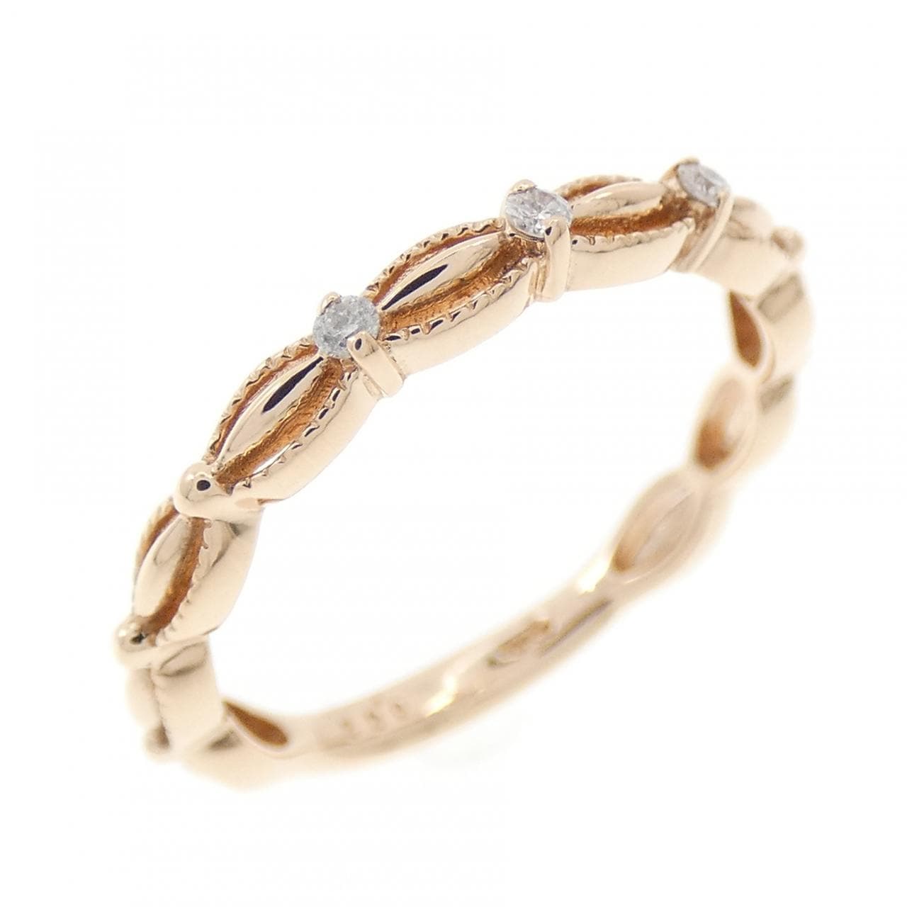 アガット ダイヤモンド リング 0.02CT