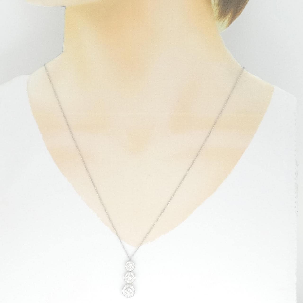 TIFFANY circlet triple drop necklace