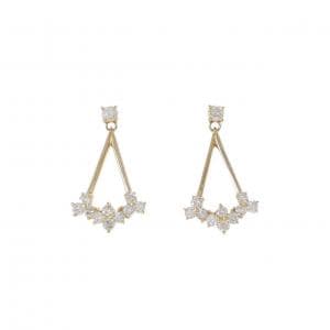 K18YG ダイヤモンド ピアス 0.50CT