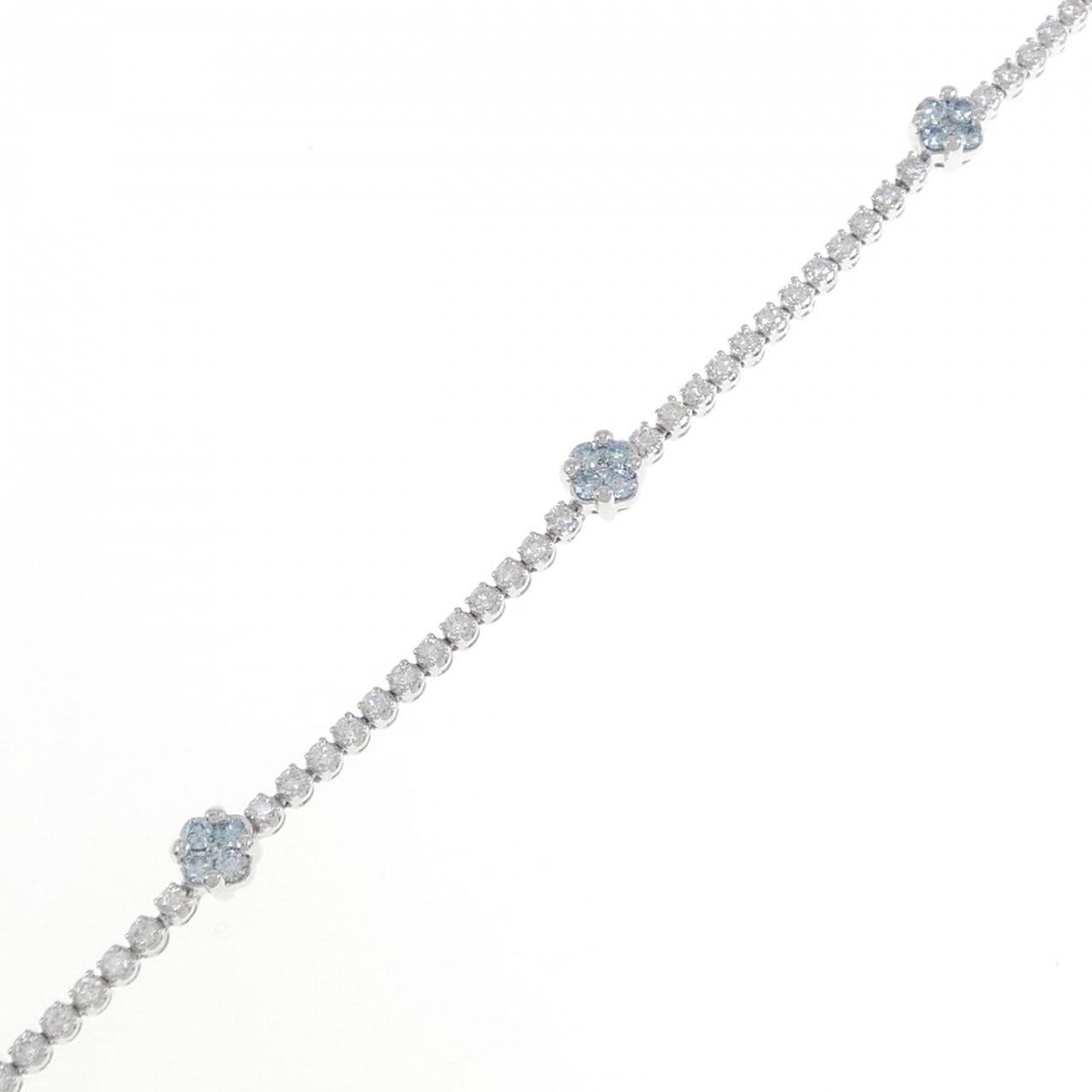 K18WG Diamond bracelet 1.50CT
