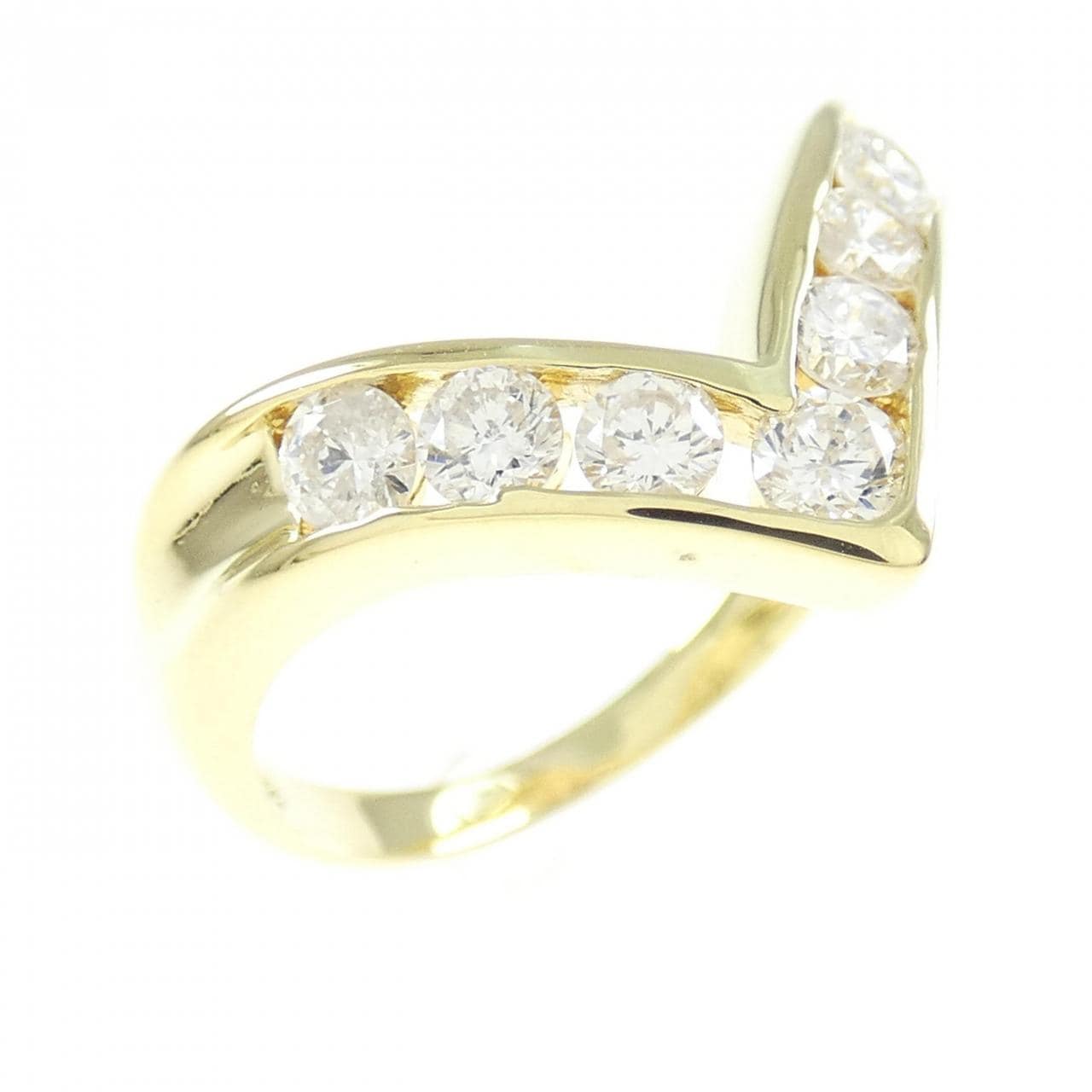 K18YG ダイヤモンド リング 0.50CT