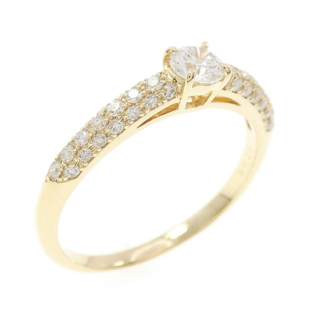 K18YG ダイヤモンド リング 0.23CT D VS1 3EXT