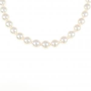 シルバークラスプ アコヤパール ネックレス 7.5-8mm