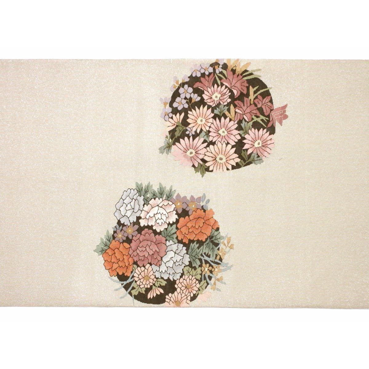 袋帯　綴織　芯なし仕立