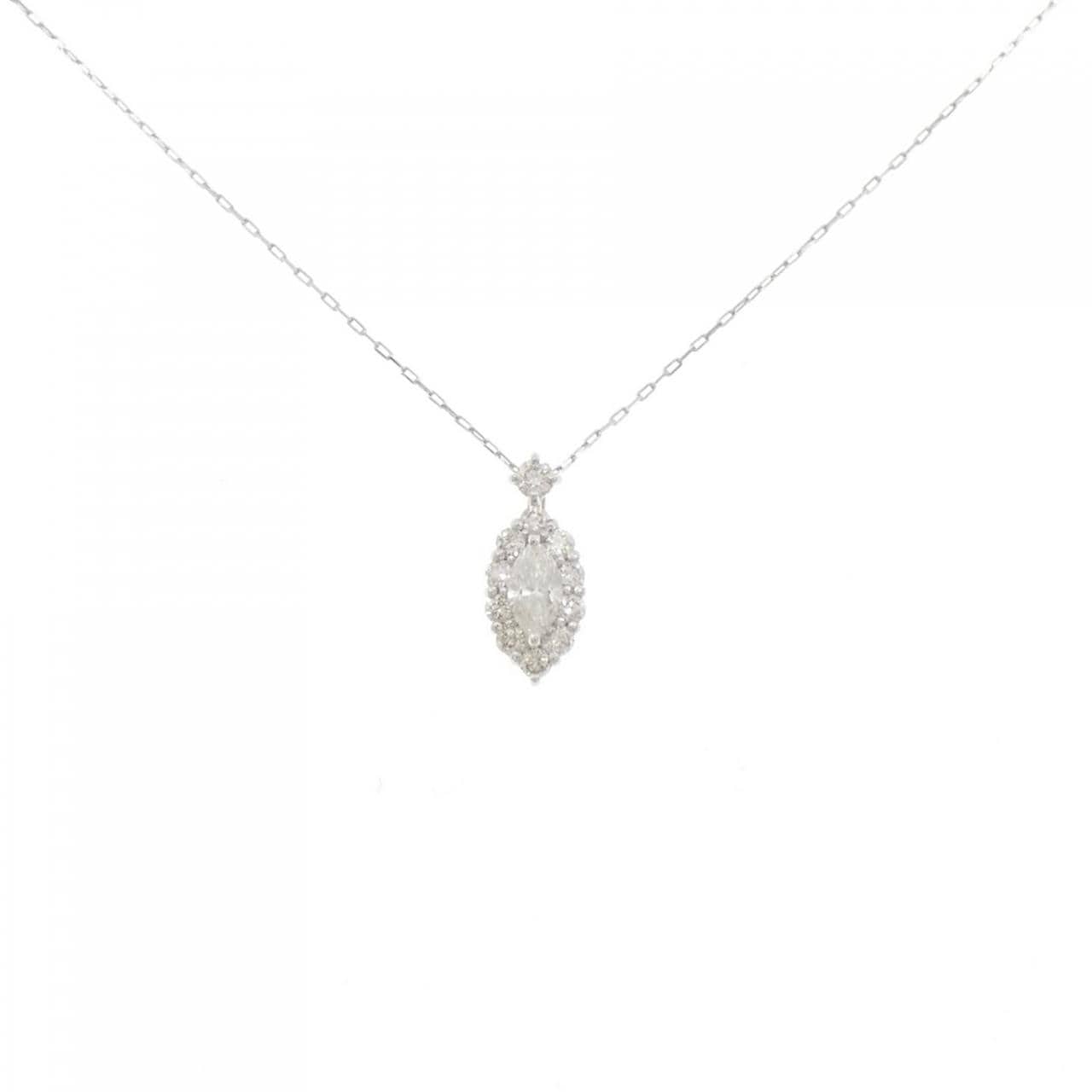 【新品】PT900/PT850 ダイヤモンド ネックレス 0.20CT