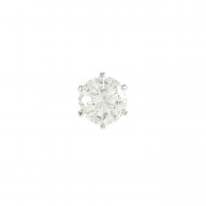 【リメイク】PT900/ST ダイヤモンド ピアス 2.001CT I I1 Fair 片耳