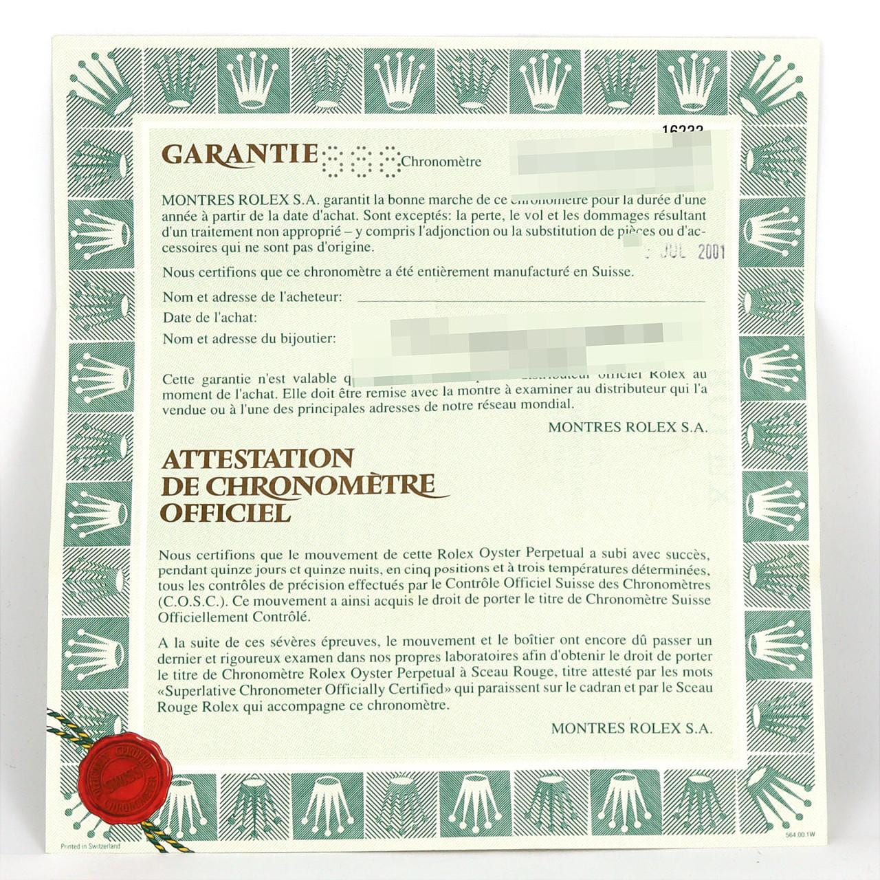 ロレックス デイトジャスト 16233G SSxYG 自動巻 P番