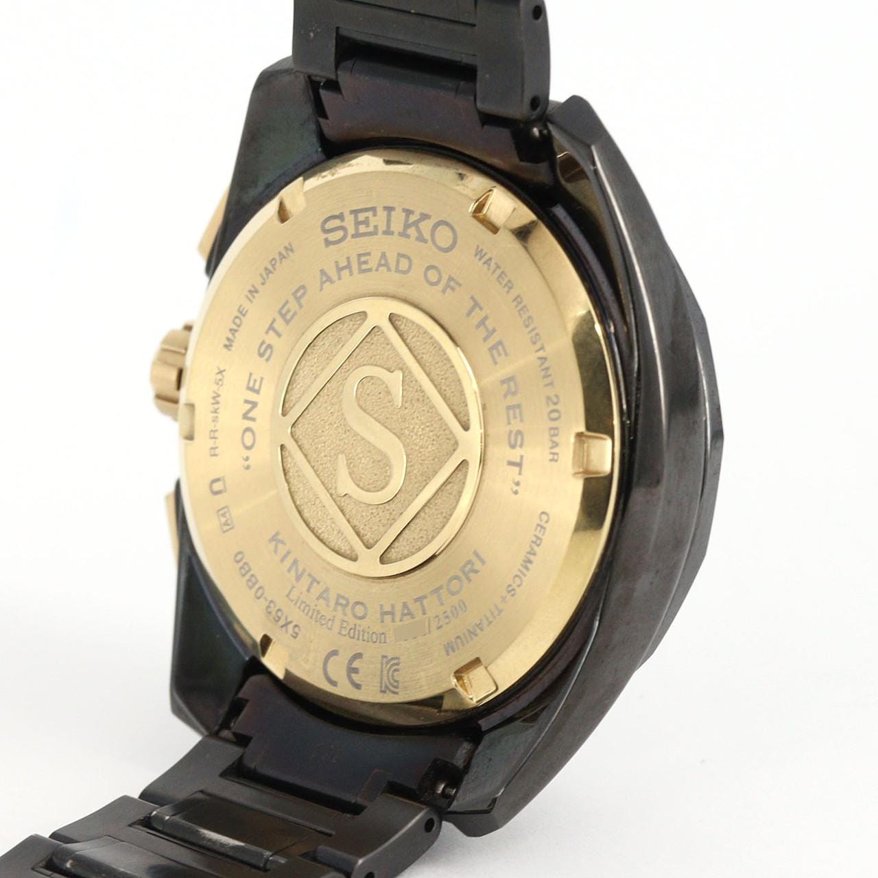 セイコー アストロン GPS 電波時計 服部金太郎 LIMITED 5X53-0BB0/SBXC073 TI ソーラークォーツ