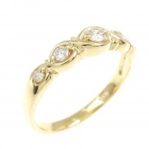 K18YG ダイヤモンド リング 0.18CT