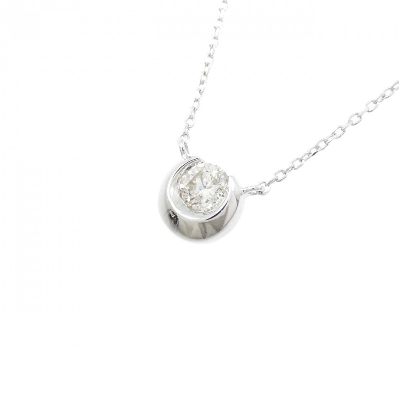 PT900/PT850 ダイヤモンド ネックレス 0.14CT