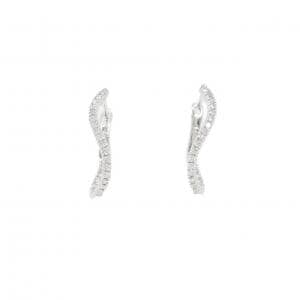 K18WG ダイヤモンド ピアス 0.20CT