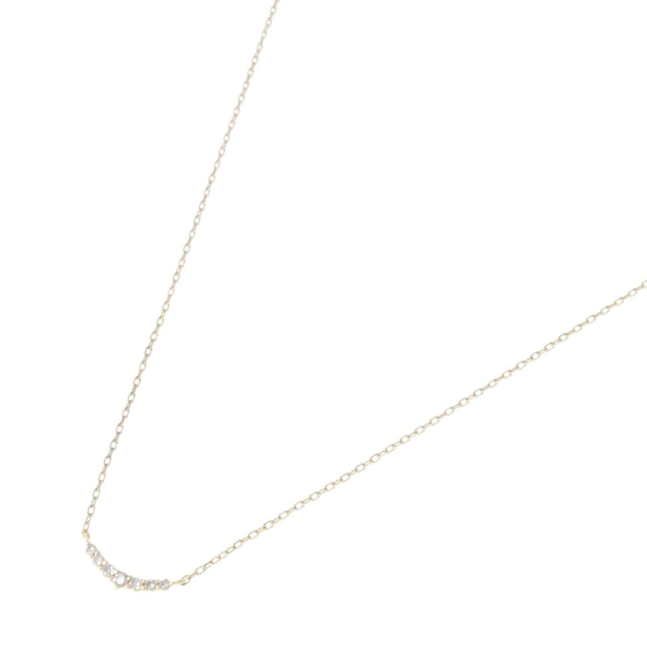 アガット ダイヤモンド ネックレス 0.05CT