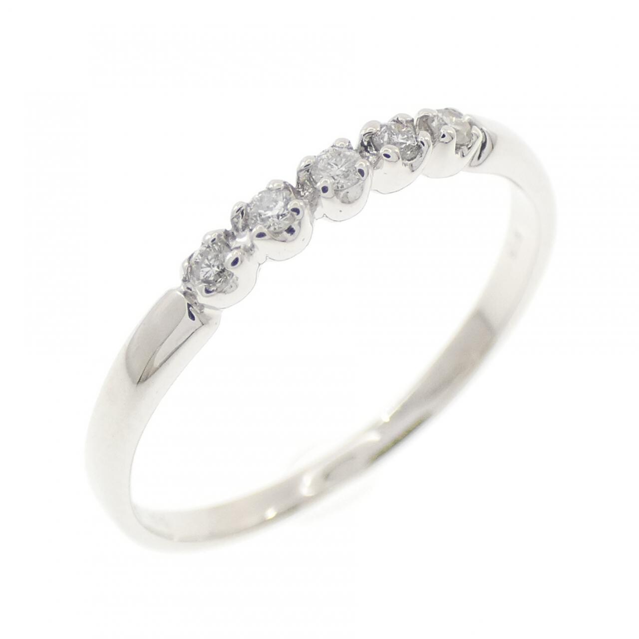 K14WG ダイヤモンド リング 0.07CT