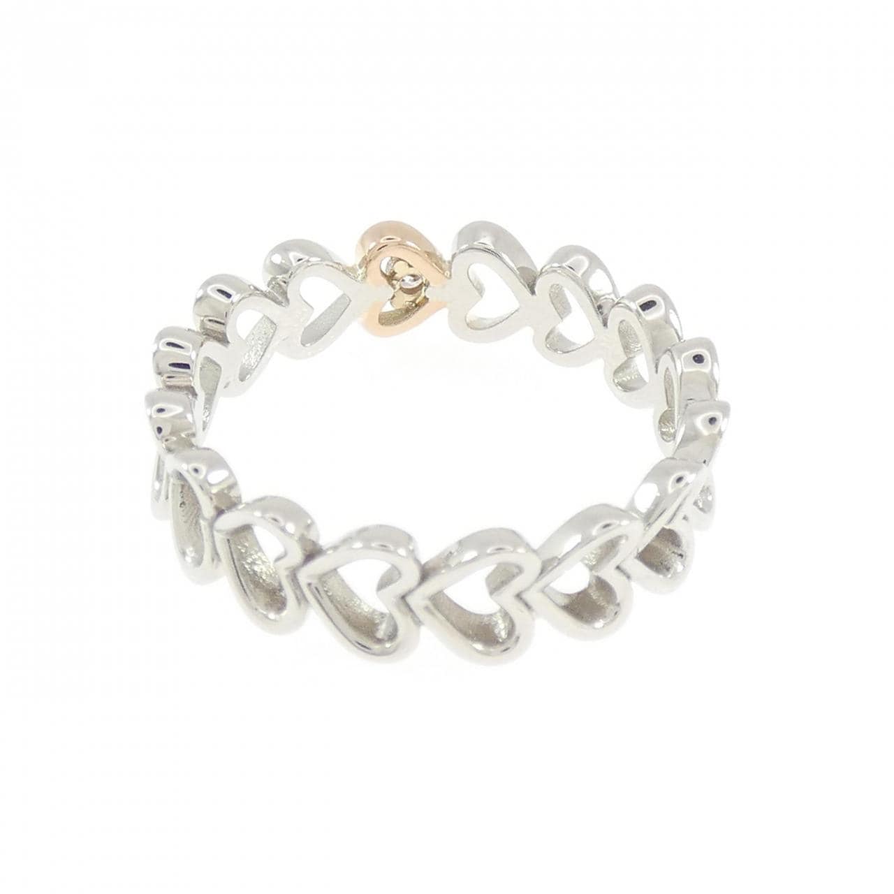 ジーエスティービー ピンクダイヤモンド リング 0.02CT
