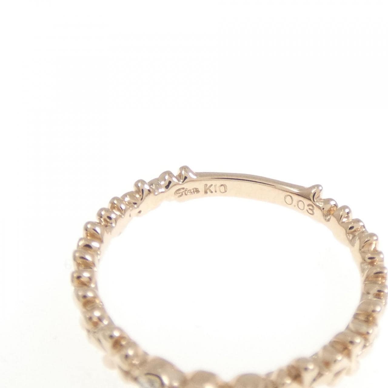 スタージュエリー ピンキー リング 0.03CT