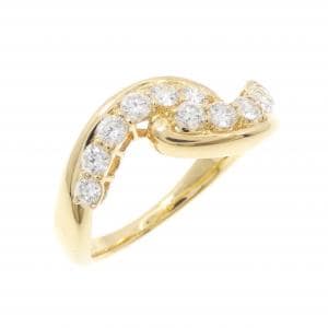 K18YG ダイヤモンド リング 0.50CT
