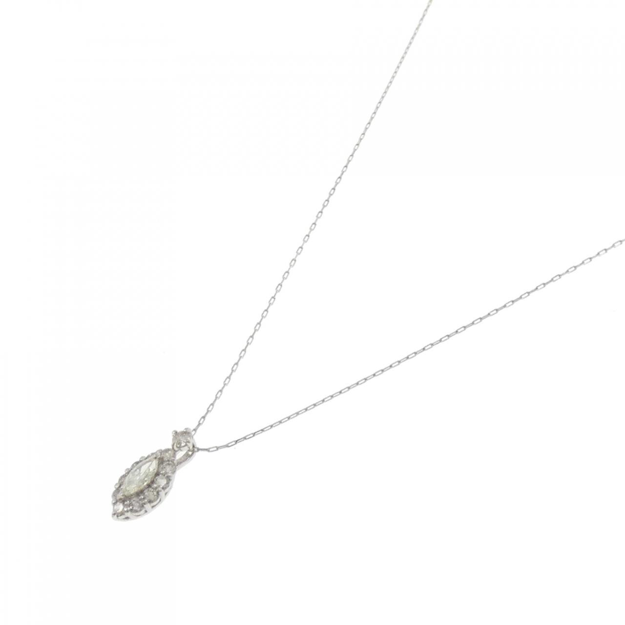 【新品】PT900/PT850 ダイヤモンド ネックレス 0.20CT