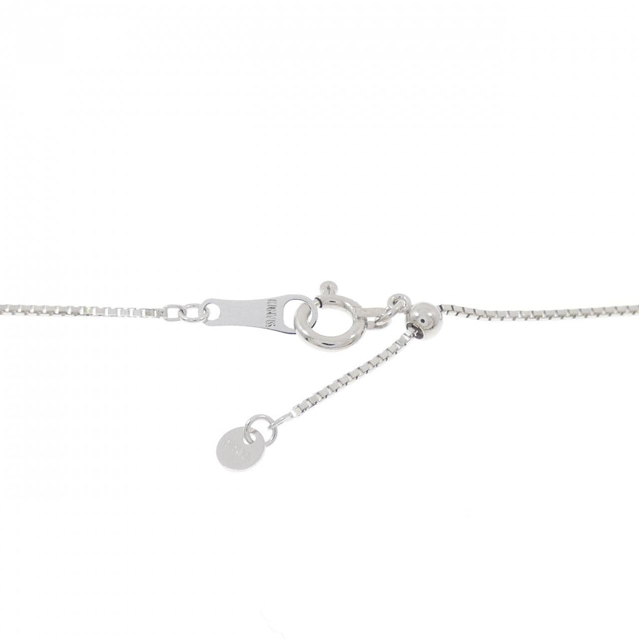 K18WG ダイヤモンド ネックレス 0.92CT